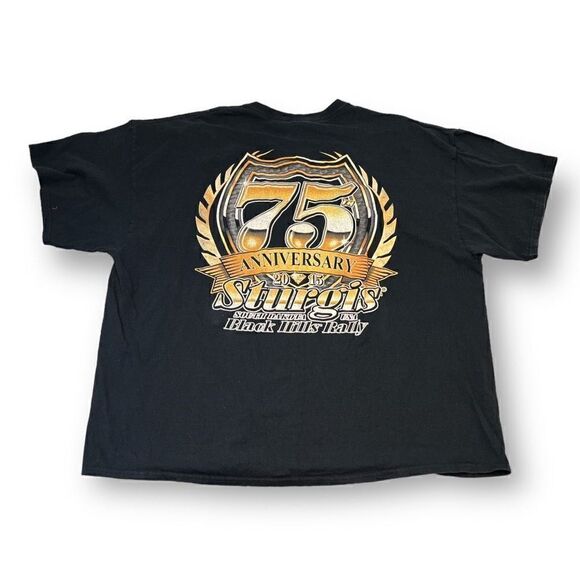 Gildan 3XL Harley Davidson Sturgis 75th Anniversary 2015 - Picture 5 of 7